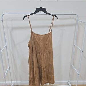 Old Navy Tan Sleeveless Dress